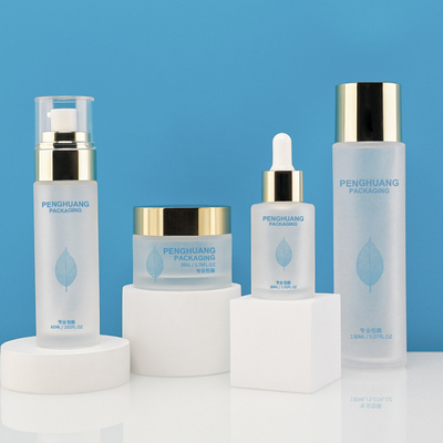 Yuvarlak Top Kapaklı OEM Lüks Kozmetik Ambalaj Seti 150ml