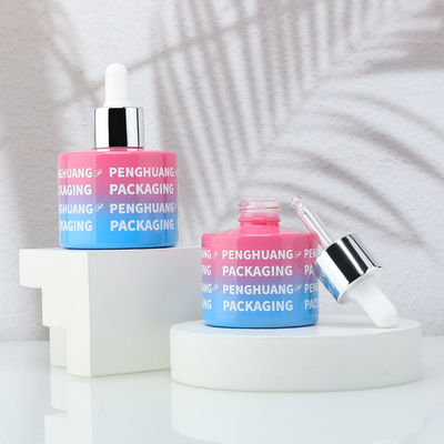 Damla Kapalı Şık Cam Yağ Serumu Şişeleri 30ml 50ml