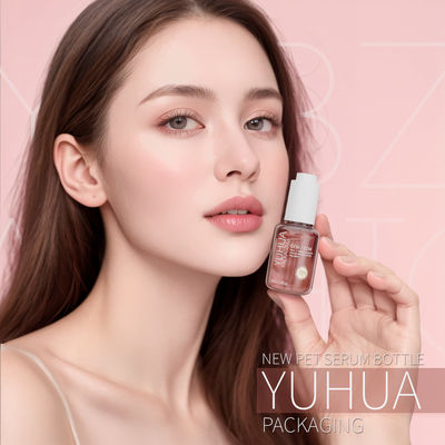 50ml Özelleştirilebilir Serum Damlalıklı Şişeler ODM / OEM Şeffaf Yağlı Serum Plastik Şişe