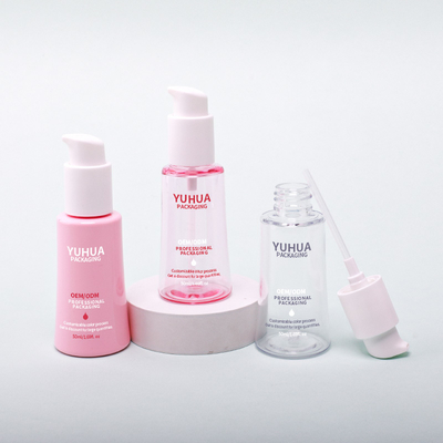 Plastik PET Konik Serum Damlalıklı Şişeler ODM/OEM Müşteri İhtiyaçları Kabul Edilir