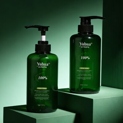 Toner Losyon Serumu dahil olmak üzere kozmetik ürünler için özel olarak yapılandırılabilir plastik ambalaj şişeleri, silindir şeklinde ve vida kapağı kapalı