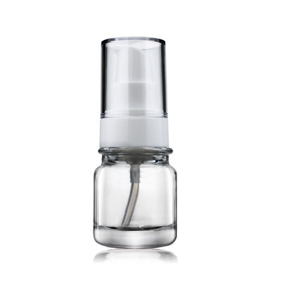 Kozmetik Ambalaj 30ml Yuvarlak Temizle Serum Losyon Fondöten Cam Şişe Pompalı