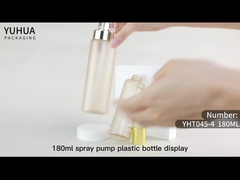 Cilt Bakımı Ambalajı İçin OEM Buzlu 180ml PET Losyon Krem Şişesi