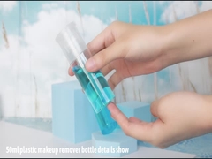 50ml / 60ml PET + PP Makyaj Temizleme Ambalaj Şişesi, Basın Pompalı küçük boyutlu, gerçekleştirmesi kolay