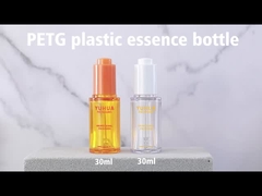 Basın damlatıcısı ile temiz 1 oz 30ml plastik yağ şişesi
