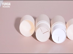 Cilt Bakım Kremi PP'de buzlu baskı ile plastik ambalaj kavanozları