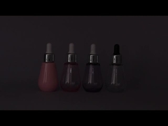 50ml Kapasiteli Serum Damlalıklı Şişeler İpek Baskı ve Sıcak Damgalama