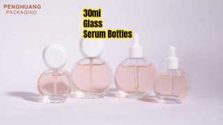 30ml Cam Serum Şişeleri Premium Cilt Bakımı Ambalajı