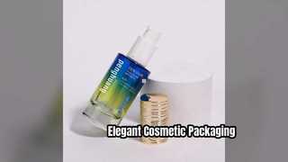 Lüks Kozmetik Ambalaj Özel Yuvarlak Şişeler