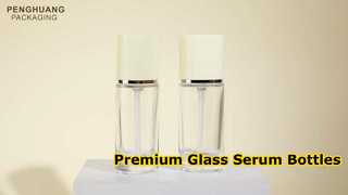 Cam Serum Şişeleri Premium Kozmetik Ambalajı